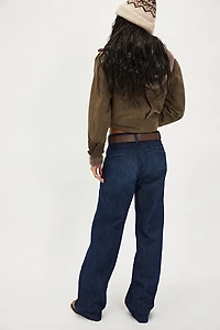 AMO Greta High-Rise Wide-Leg Trousers