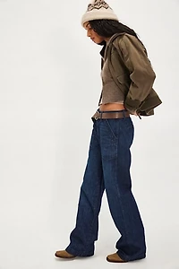 AMO Greta High-Rise Wide-Leg Trousers