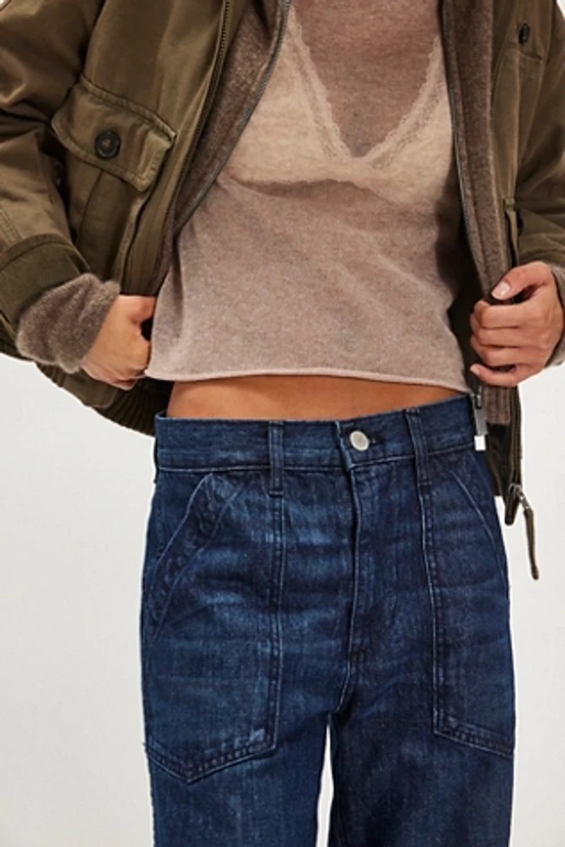 AMO Greta High-Rise Wide-Leg Trousers