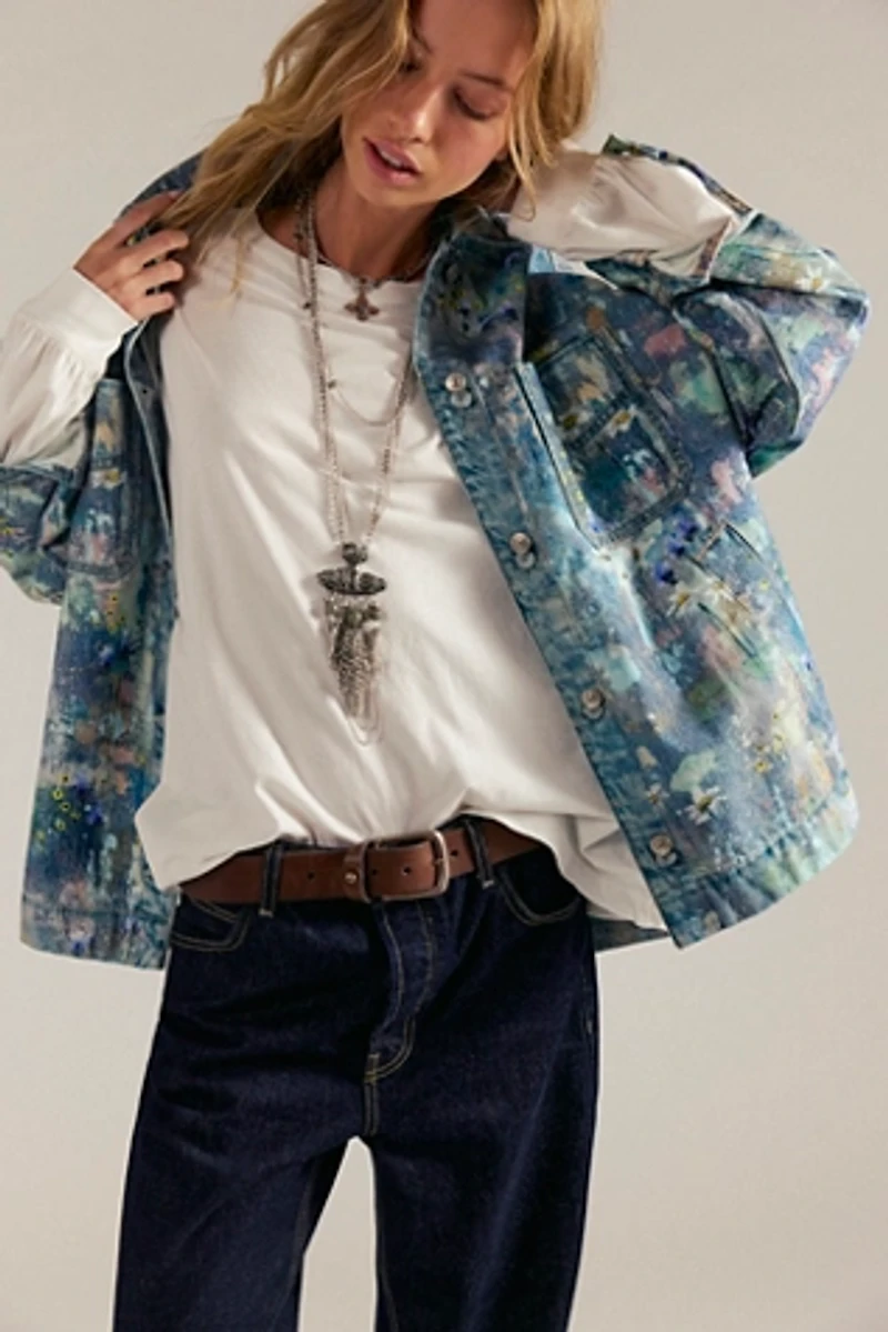 We The Free Madison City Illusions Denim Jacket