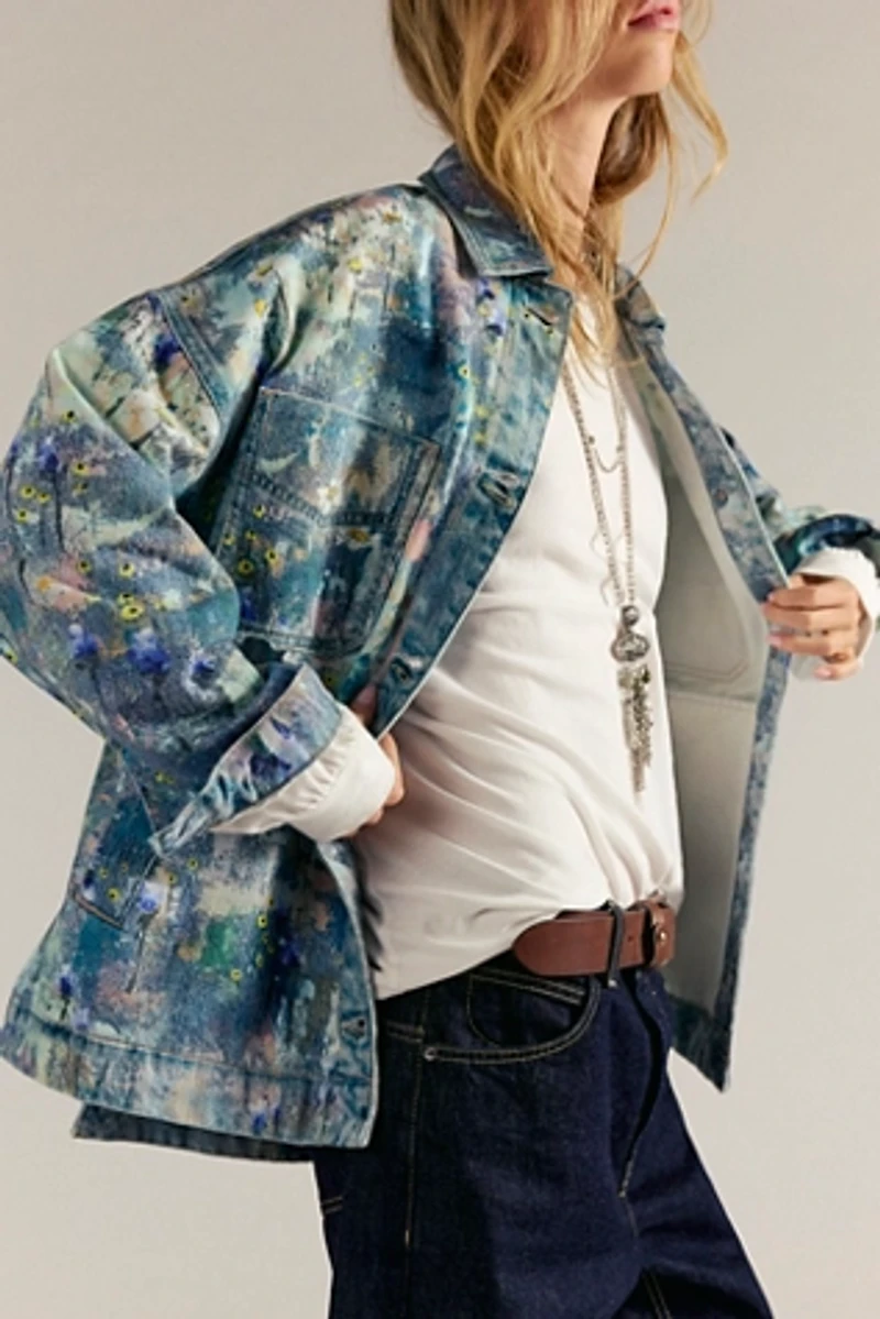 We The Free Madison City Illusions Denim Jacket