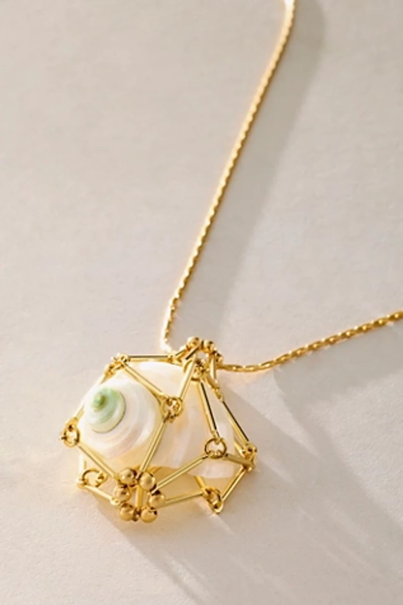 Paja Spiral Crest Necklace