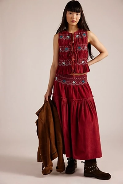 Terra Smocked Maxi Skirt Set