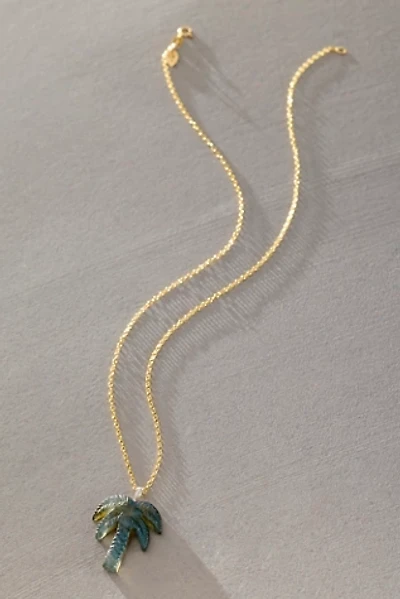 Elisabeth Bell Palm Oasis Opal Necklace