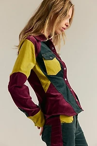 We The Free On Your Side Patched Cord Button Down