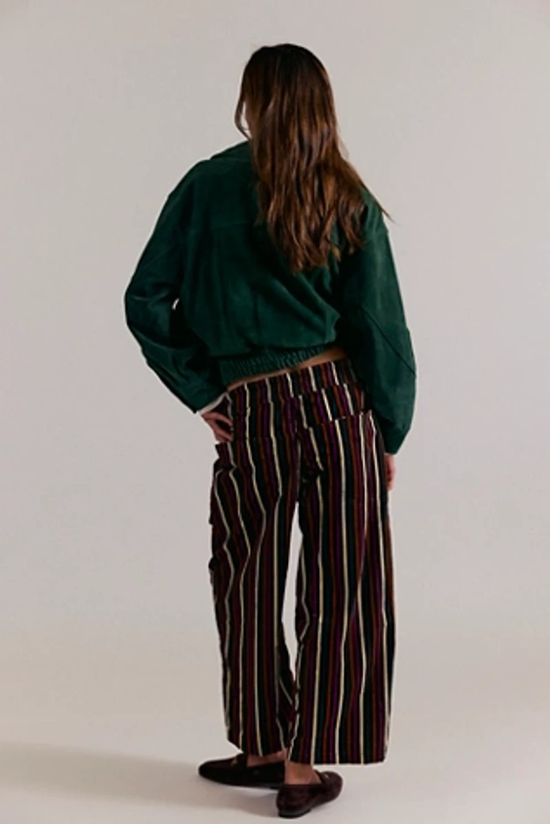 We The Free Easy Peasy Printed Pull-On Cord Jeans