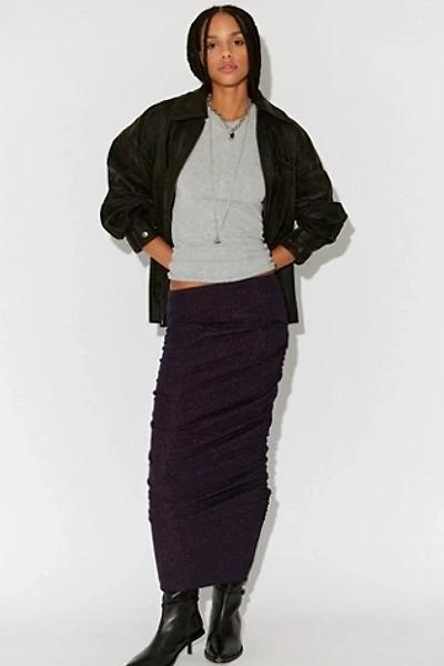 After Hours Lurex Midi Skirt