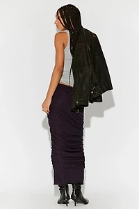 After Hours Lurex Midi Skirt