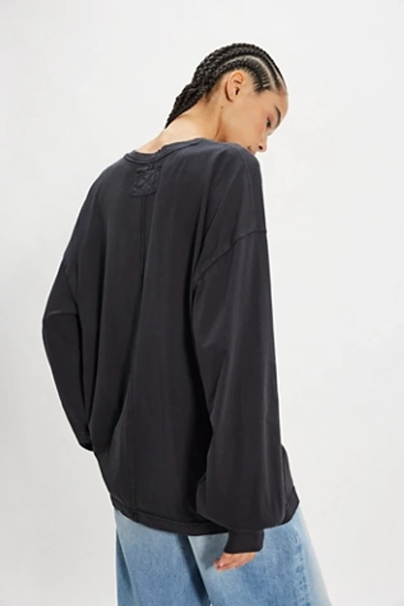 We The Free Perfect Oversized Long Sleeve Top