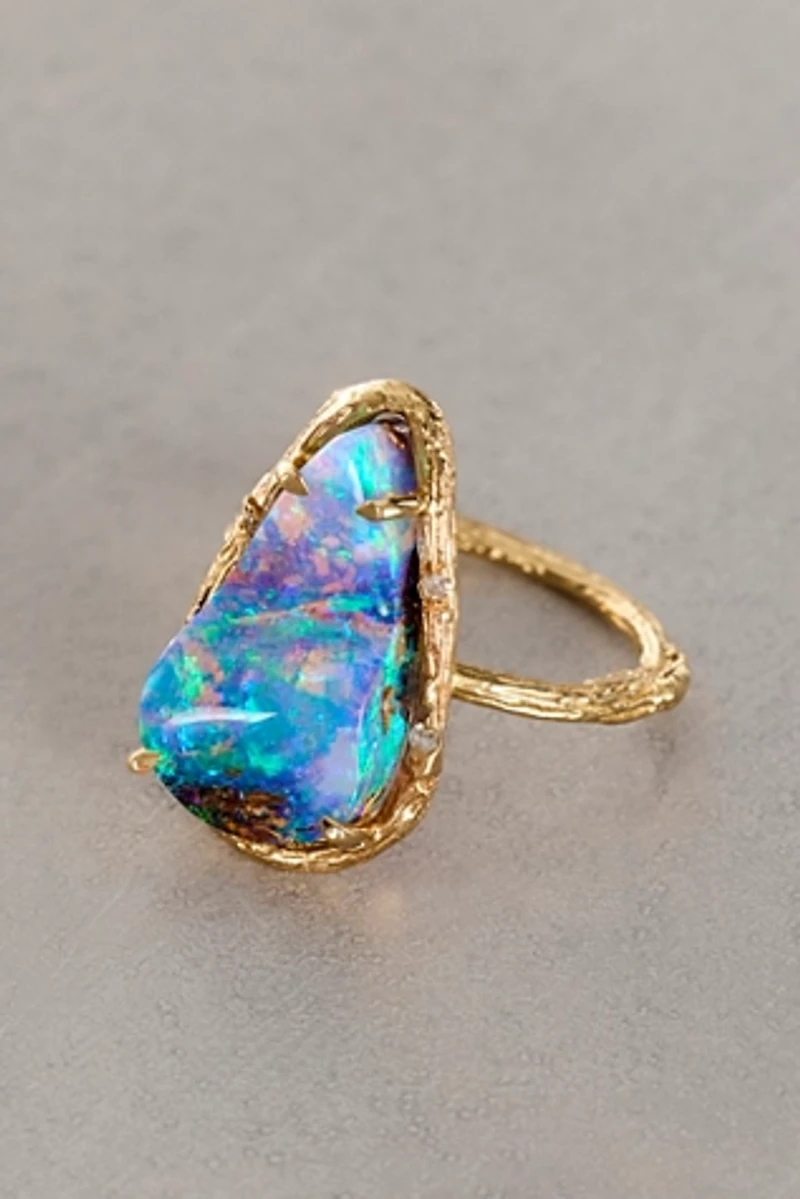 Elisabeth Bell One of a Kind Wave Opal Ring
