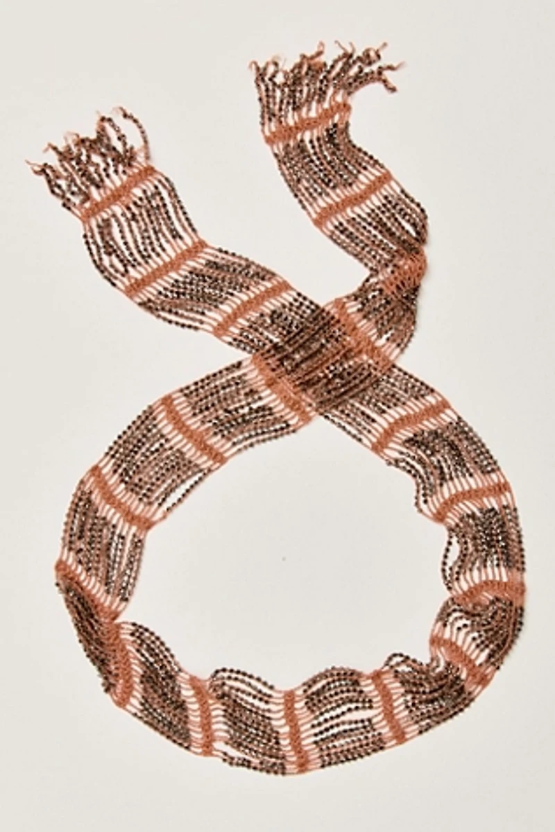 Damsel Metallic Wrap Belt