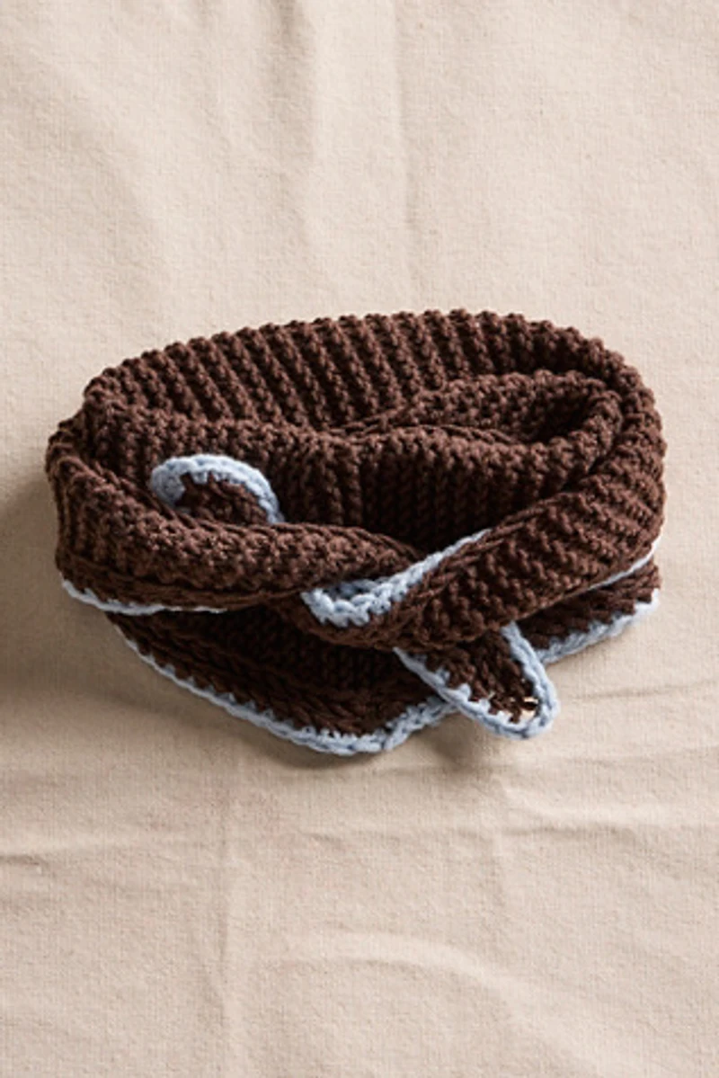 Edith Hand-Crocheted Bandana