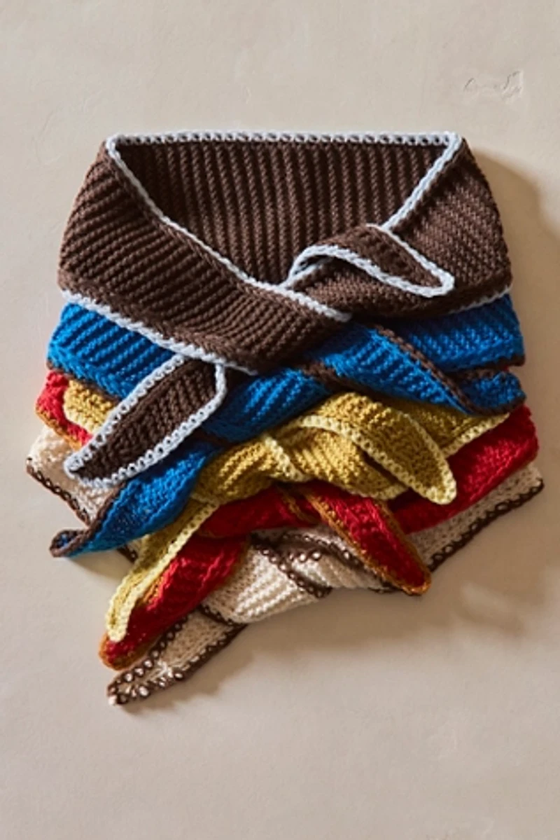 Edith Hand-Crocheted Bandana