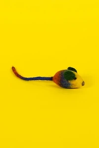 Ware of the Dog Wool Mouse Cat Toy