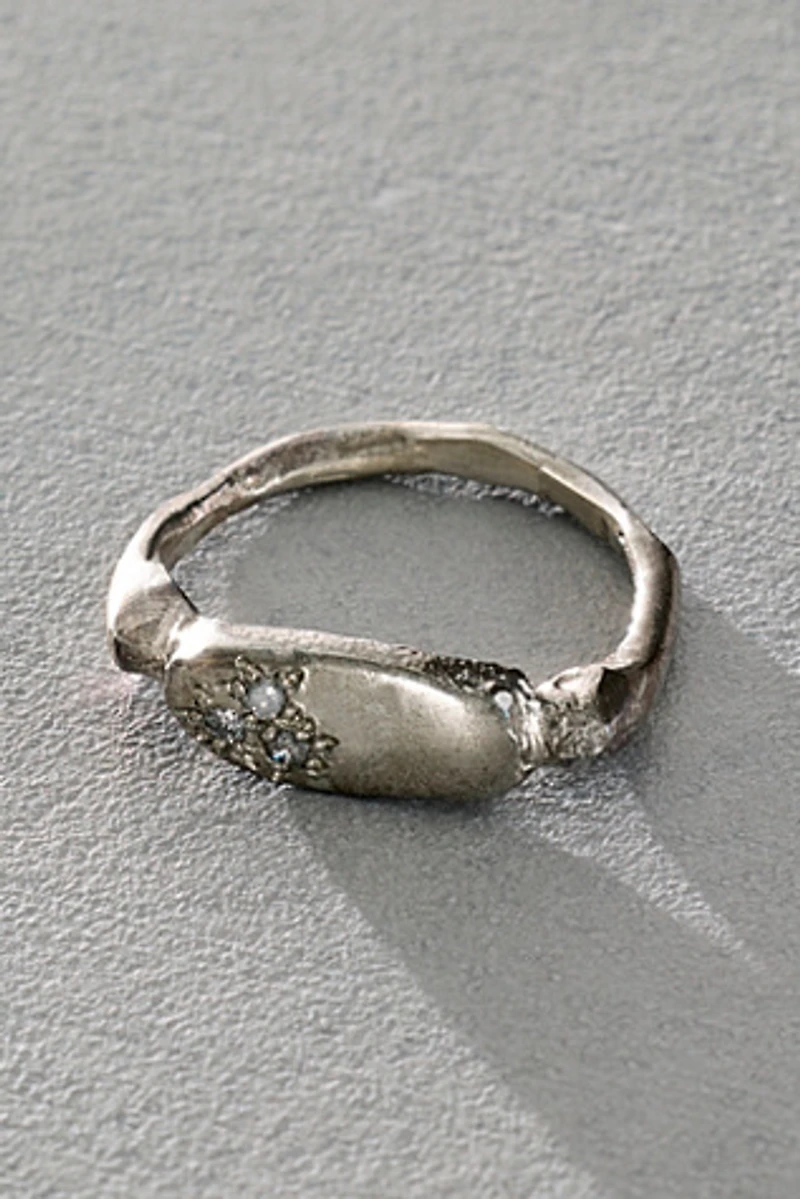 Hansdotter Maeva Silver Signet Ring
