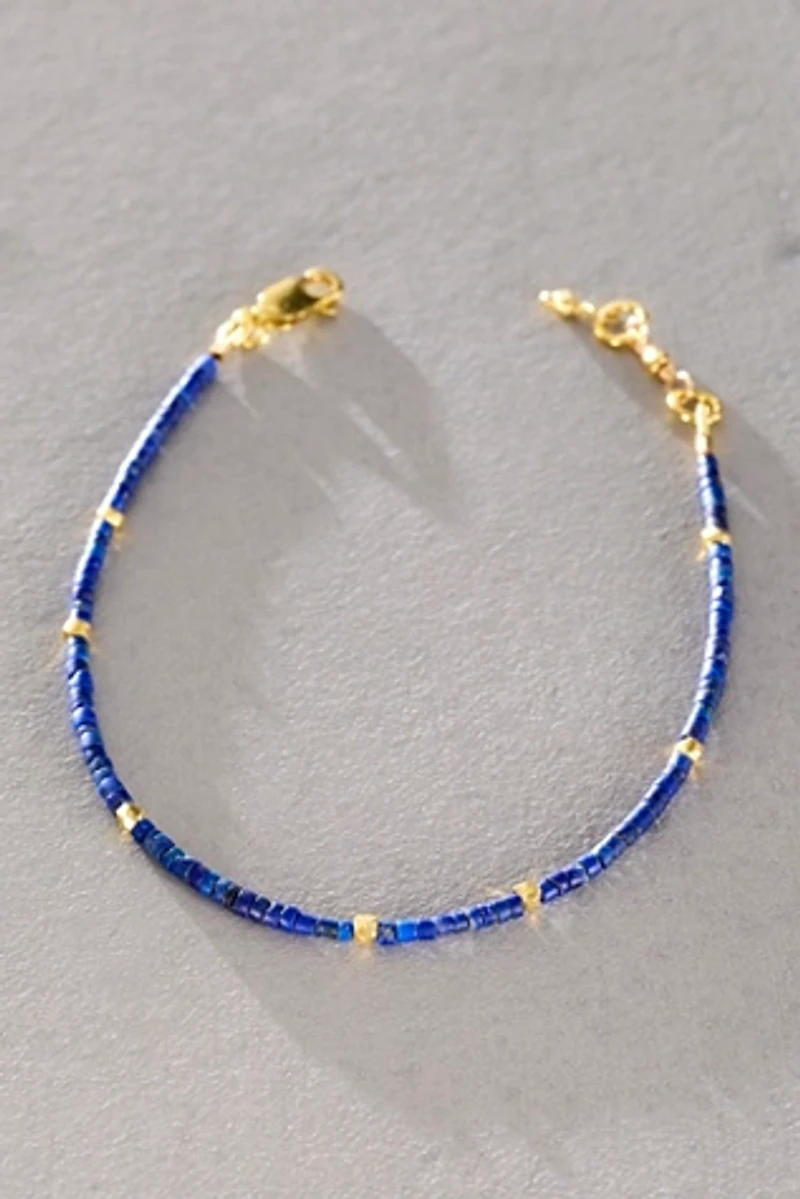 Robindira Unsworth Lapis Beaded Bracelet