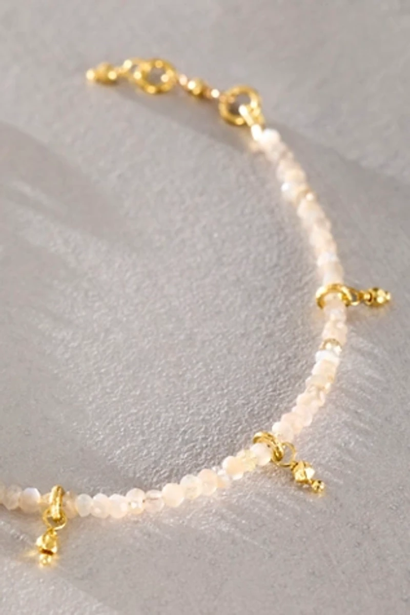 Robindira Unsworth Moonstone Beaded Bracelet