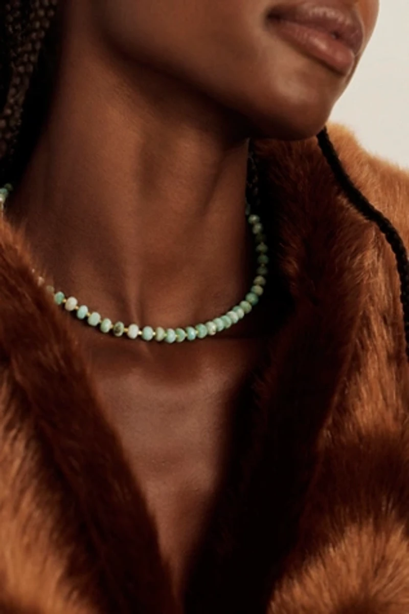 Robindira Unsworth Larimar Beaded Necklace