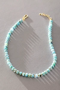 Robindira Unsworth Larimar Beaded Necklace