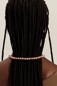 Robindira Unsworth Pink Opal Beaded Necklace