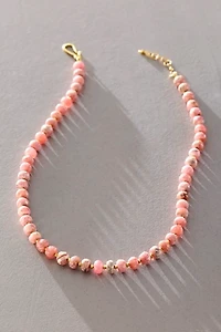 Robindira Unsworth Pink Opal Beaded Necklace