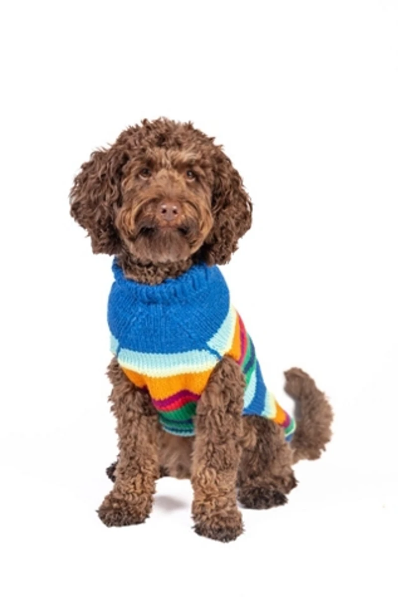 Chilly Dog Royal Alpaca Stripe Sweater