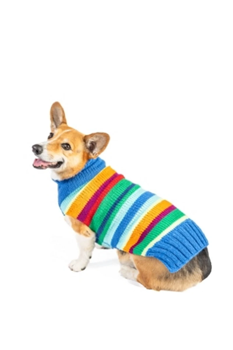 Chilly Dog Royal Alpaca Stripe Sweater