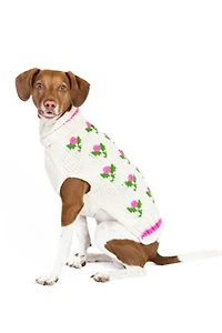 Chilly Dog Rose Bud Sweater