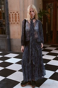 On The Horizon Maxi Skirt Set