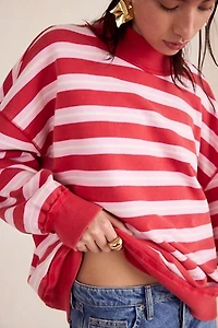 Palm Springs Striped Pullover