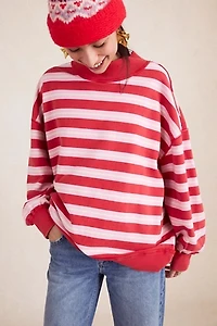 Palm Springs Striped Pullover