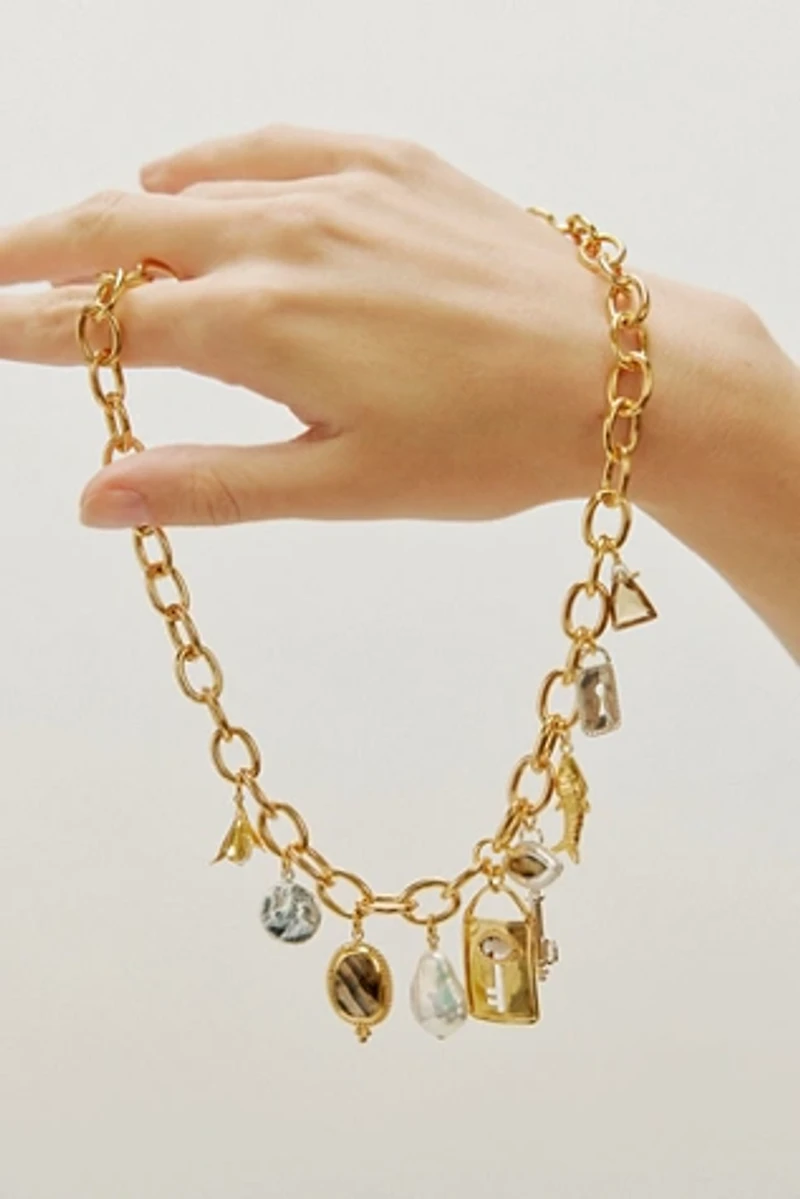 Chan Luu Chunky Charm Necklace