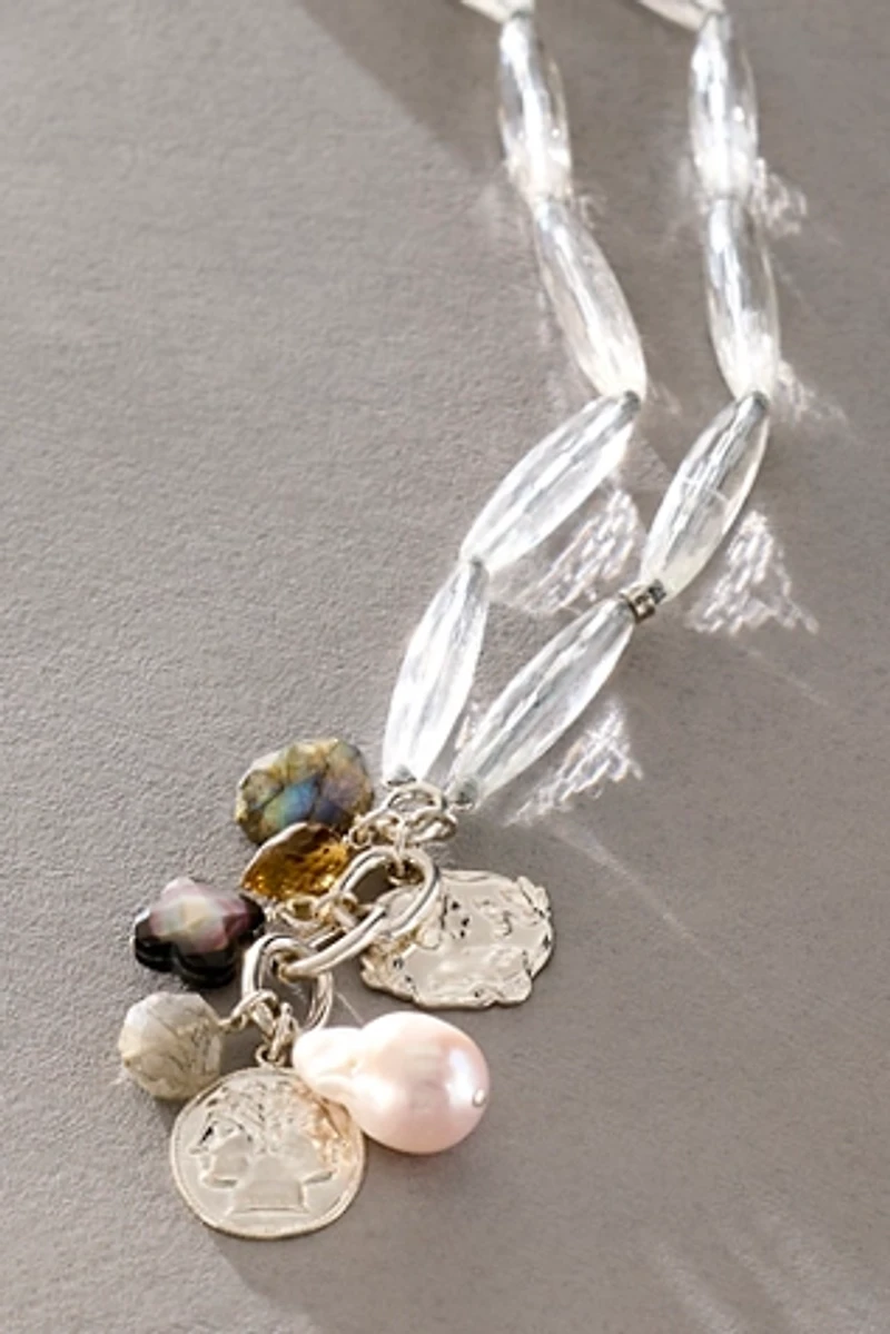 Chan Luu Quartz Dangle Necklace