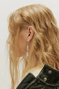 Chan Luu Dripping Crystal Dangle Earrings