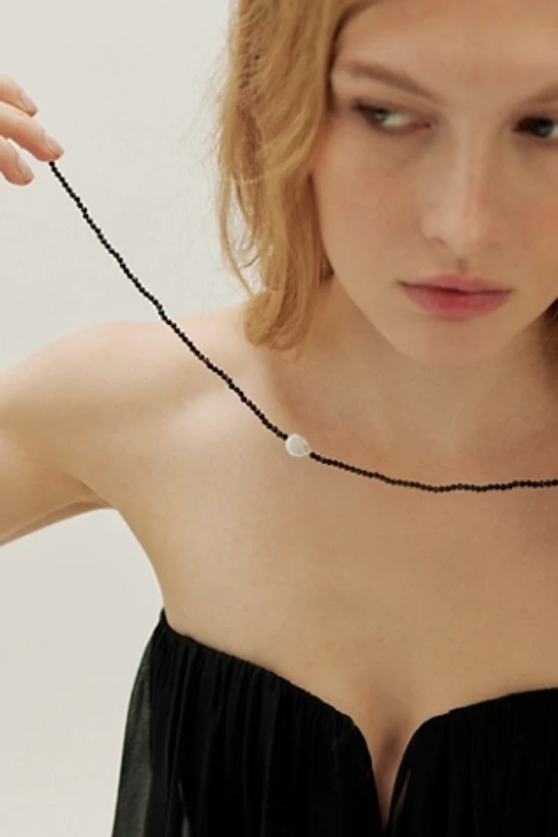 Chan Luu Bead And Pearl Choker