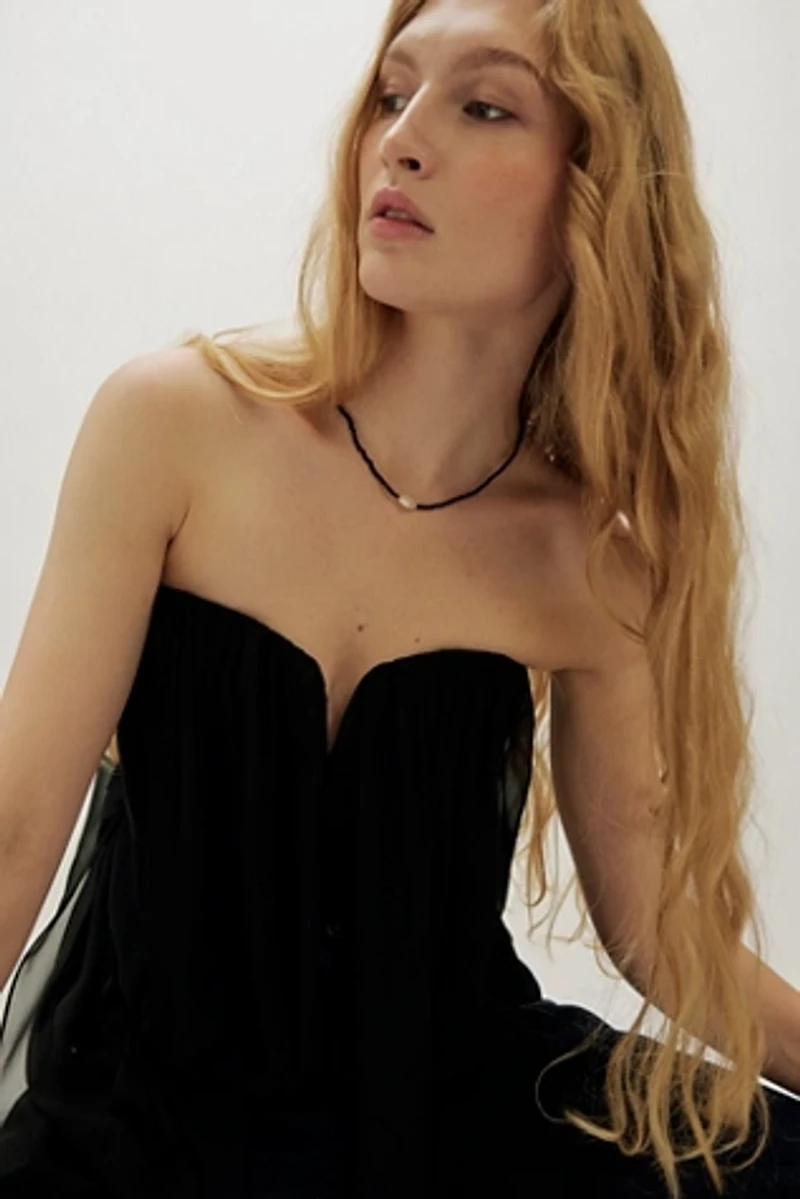 Chan Luu Bead And Pearl Choker