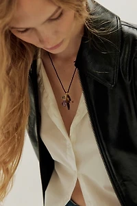 Chan Luu Beaded Cluster Necklace