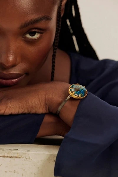 Robindira Unsworth Chrysocolla Cuff Bracelet