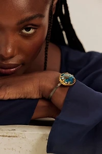 Robindira Unsworth Chrysocolla Cuff Bracelet