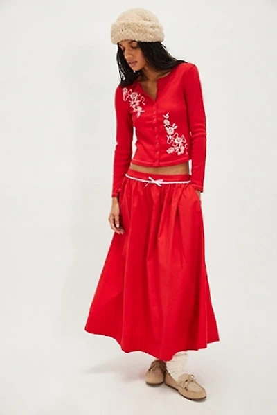 Candy Cane Lane Midi Skirt Set