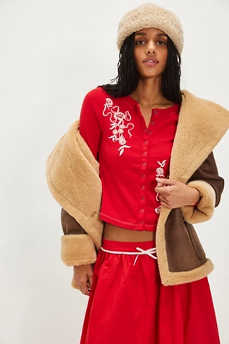 Candy Cane Lane Midi Skirt Set