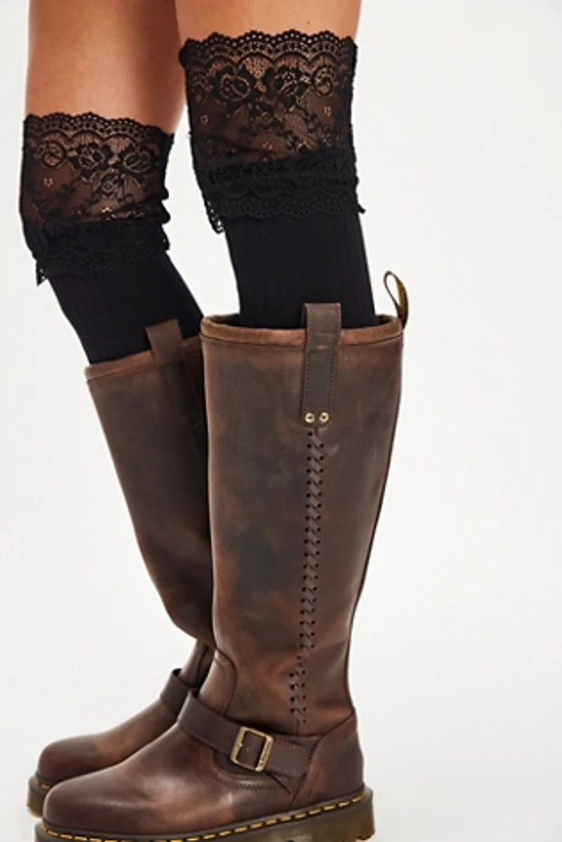 Viola Lace Over The Knee Socks