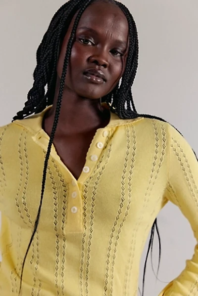 Madi Pointelle Knit Polo