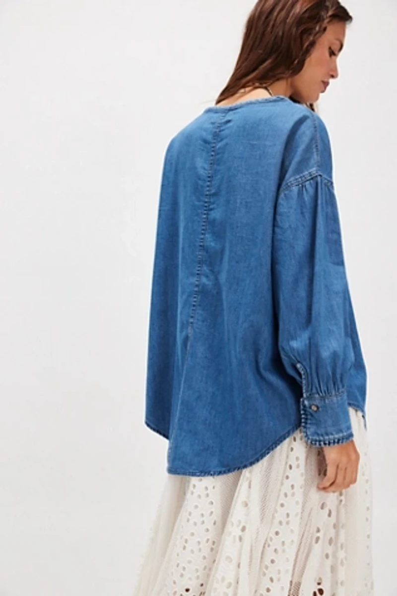 Tricia Fix Daisy Denim Dreaming Top