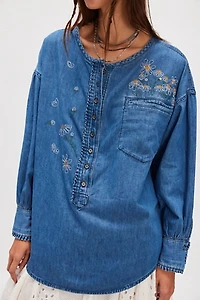 Tricia Fix Daisy Denim Dreaming Top