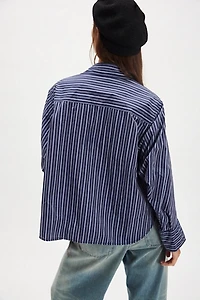 Tricia Fix Embroidered Sabine Striped Top
