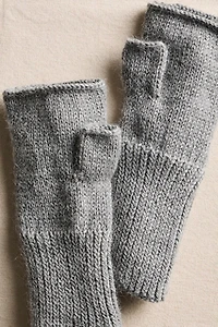 Pure Baby Alpaca Yarn Arm Warmers