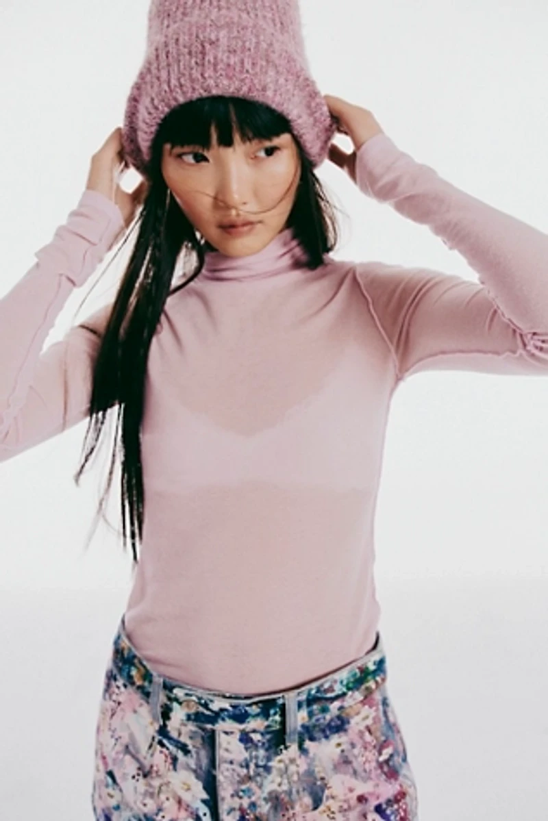 We The Free Peppermint Turtleneck