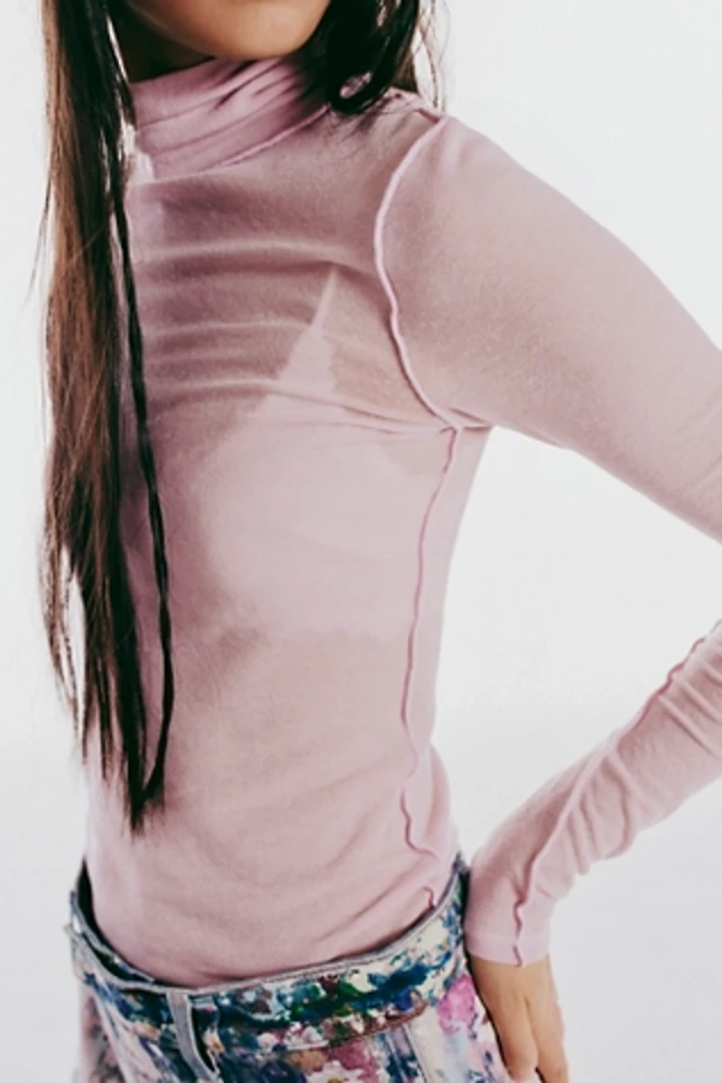 We The Free Peppermint Turtleneck