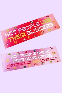 Golden Hour Designs Hot People Check Emotional Blind Spots Car Magnet